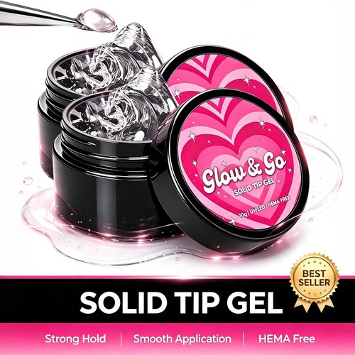 Glow and nail glue - nail, for